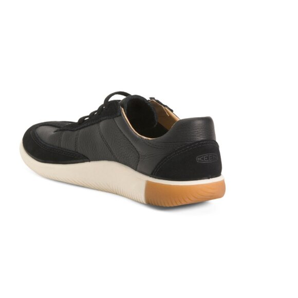 KEEN Black Leather Knx T Toe Sneakers - Picture 2 of 2
